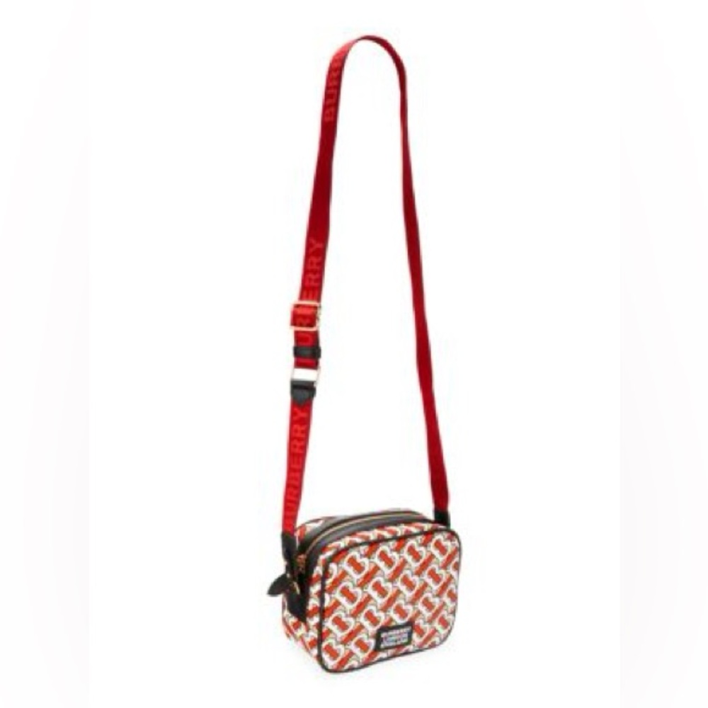 Kid's Monogram Camera Crossbody Bag